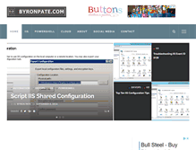 Tablet Screenshot of byronpate.com